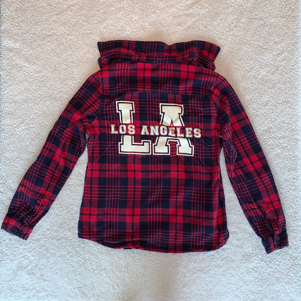 Polly & Esther Los Angeles Print Flannel